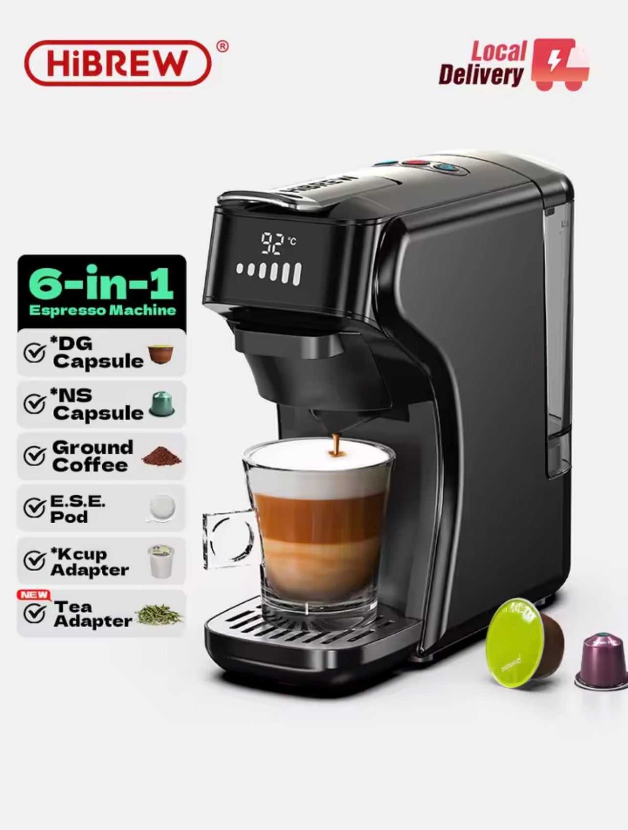 6-in-1 Portable Coffee Machine